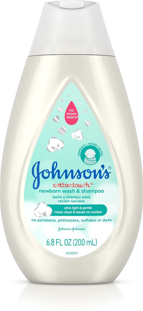 Johnsons Cotton Touch Newborn Baby Wash And Shampoo Made With Real