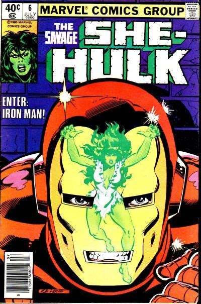 Savage She Hulk The 6 Newsstand Fn Marvel Iron Man Comic Books Bronze Age Marvel