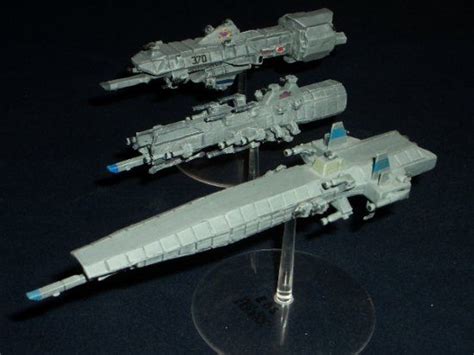 Sf Science Fiction Babylon 5 Miniature Model Spaceships Nova 2 Quasar