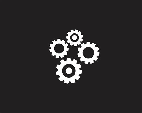 Gear Logo Template Vector Icon 599713 Vector Art At Vecteezy