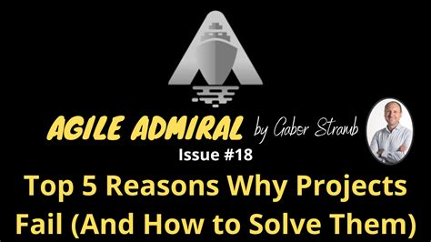 Issue #19 - Top 5 REasons Why Projects Fail