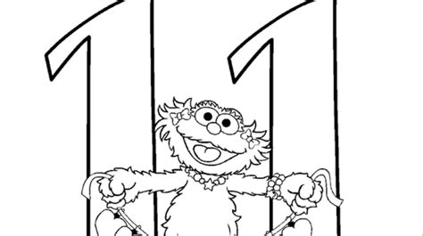 The Number 11 Coloring Page Kids Coloring Pbs Kids For Parents