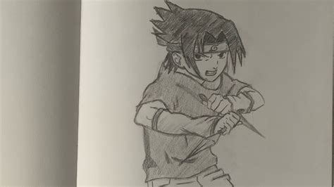 Drawing Sasuke Uchiha Naruto Pencil Sketch 64 Youtube