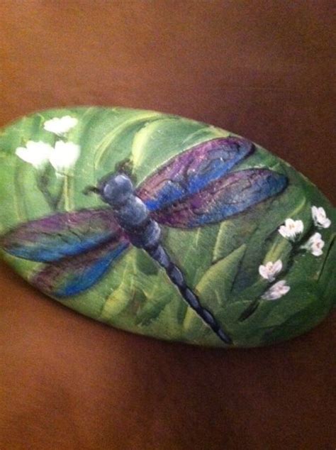 Painted Rock Dragonfly Painted Rocks Rock Painting Art Rock Crafts