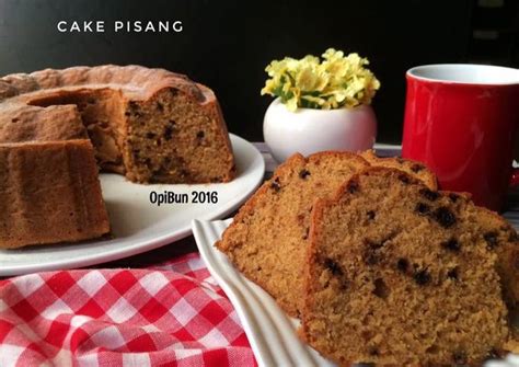 Resep Cake Pisang Oleh Opibun Cookpad