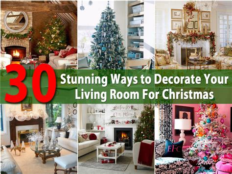 30 Stunning Ways To Decorate Your Living Room For Christmas Page 3 Of