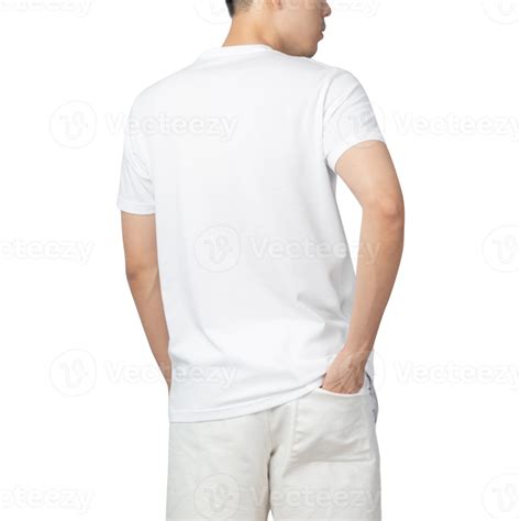 Man In White T Shirt Mockup 8586983 Png