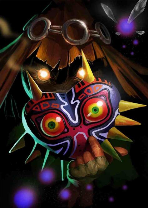 Majoras Mask The Legend Of Zelda Legend Of Zelda Breath Link Zelda