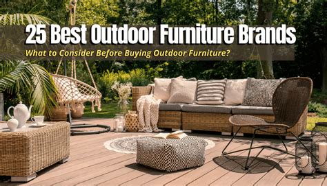 25 Best Outdoor Furniture Brands In 2023 The Backyard Pros