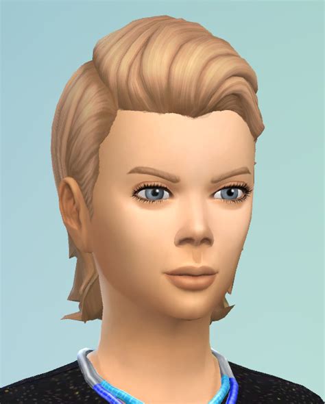 Sims 4 Hairs Birksches Sims Blog Slickback Hair For Boys