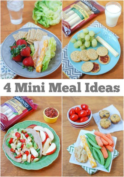 4 Mini Meals For Lunch