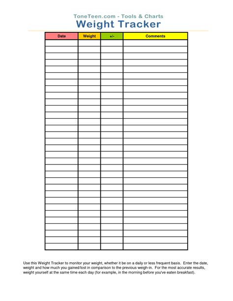 Tracker template weight loss calendar 2021. Pin on DIY/Crafts: Printables - free, of course