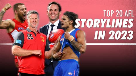 Afl 2023 The 20 Biggest Storylines Of The Season Espn