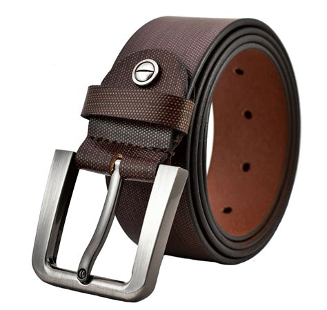 Mens Genuine Leather Full Grain Belt Belts With Strong Silver Etsy Uk