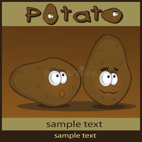 Potato Cartoon Royalty Free Stock Images Image 18291109