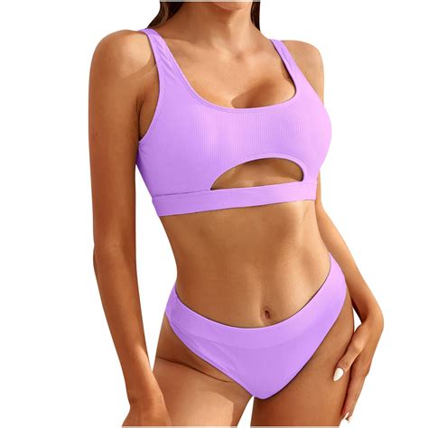 Timegard Tankini Bathing Suits For Women Ruched Halter Pull On Two