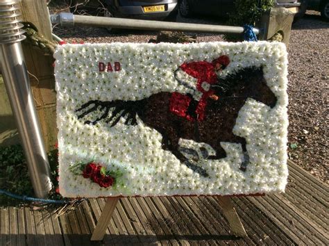 We did not find results for: 2D jockey and horse funeral flower picture tribute www ...
