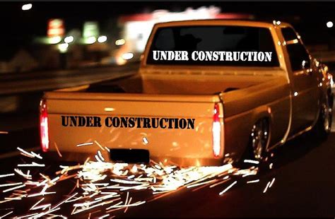 Under Construction Decal