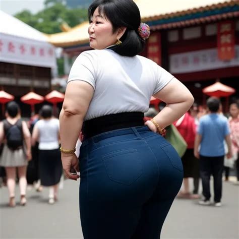 Image Size Converter Big Booty Middle Aged Asian Woman In Pose Showing