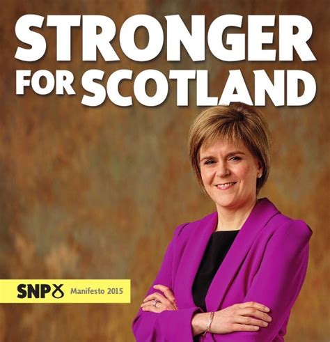 Snp Manifesto 2015 Stronger For Scotland