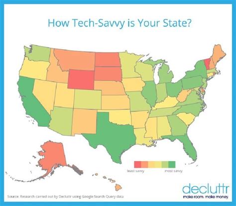Are These The Most Tech Savvy States This Map May Surprise You