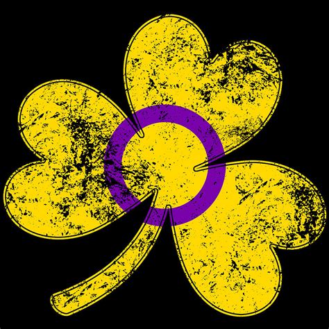 Intersex Shamrock Pride Flag Digital Art By Patrick Hiller Fine Art