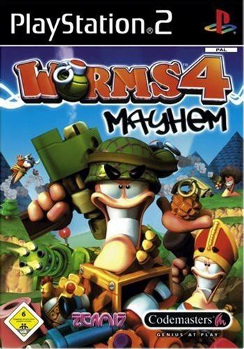 Mayhem is a 3d artillery tactical and strategy game in the worms series developed by team17 and the successor to worms 3d. PS2 - Worms 4 Mayhem (mit OVP) (gebraucht) | Konsolenkost