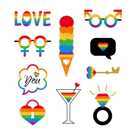 silhouette of the gay pride heart illustrations royalty free vector graphics and clip art istock