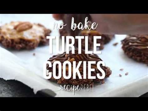 No Bake Turtle Cookies Recipe VIDEO YouTube