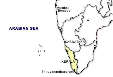 Thiruvananthapuram (india, kerala), 8.5059°, 76.957°. "Extraterrestrial Life" in Red Rain of Kerala, India?