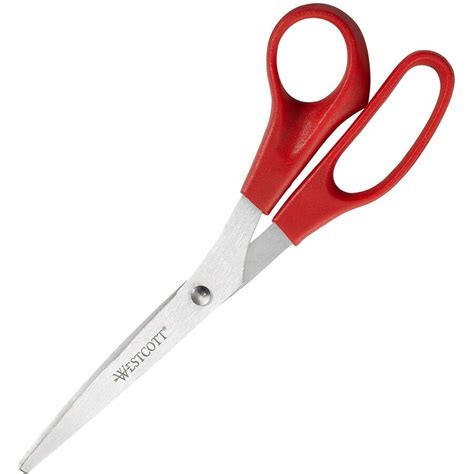 Westcott 8 Straight All Purpose Value Scissors 8 Overall Length