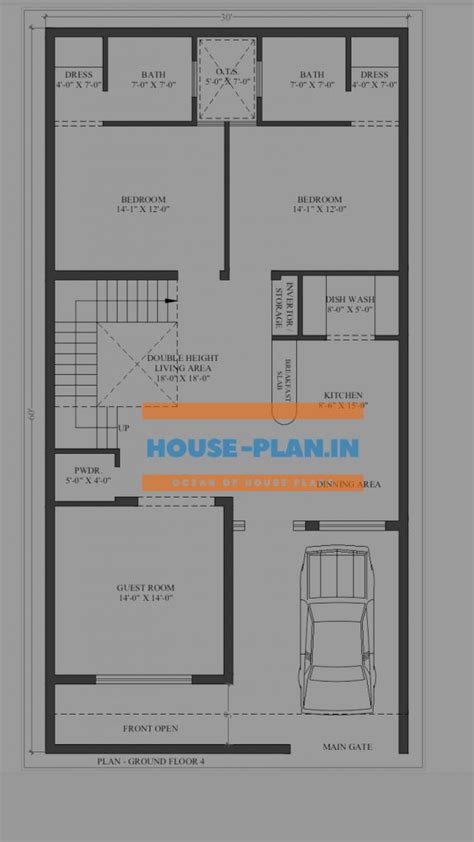 It's always confusing when it comes to house plan while constructing house because you get your house constructed once. house plan 30×60 ground floor best house plan design