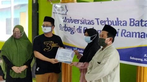 Universitas Terbuka Batam Berbagi Di Bulan Suci Ramadhan Tribunbatamid