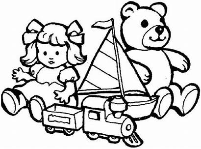 Toys Coloring Pages Toy Train Boys Getcolorings