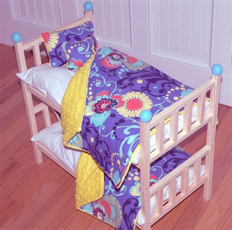Doll Bed Purple Love American Doll Bunk Bed Fits American