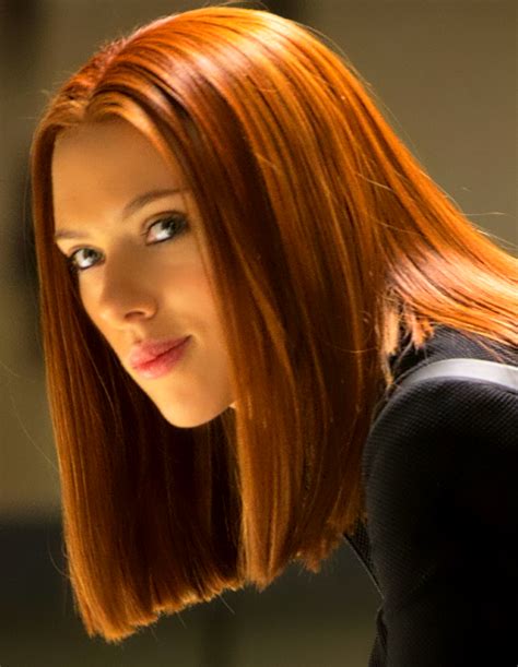 Black Widow Beautiful Red Hair Red Hair Doll Hairstyle