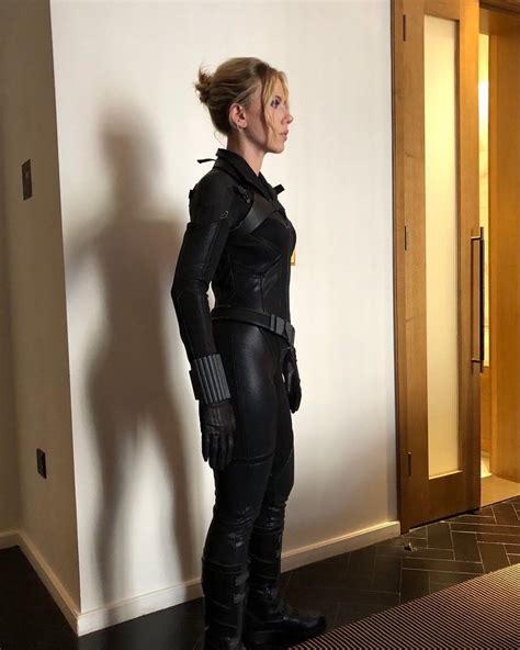 Another Newold Photo Of Scarlett Johansson During The First Costume Fitting For Her Black Widow