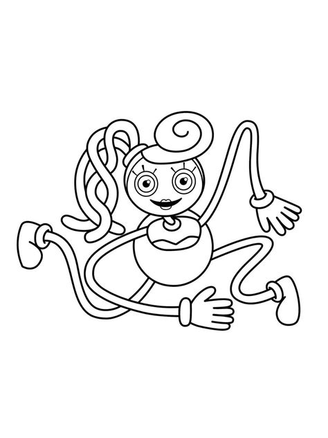 Coloriage Mommy Tient Huggy Wuggy Imprimer Gratuit Coloring Home Pages Artofit