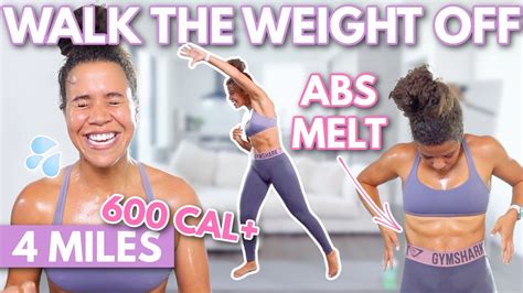 MILE SWEATY INTENSE Belly Fat Walking Workout YouTube