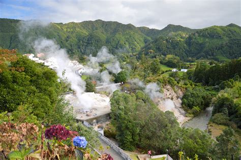 furnas azores portugal the village the crater lake and the hot springs — adventurous