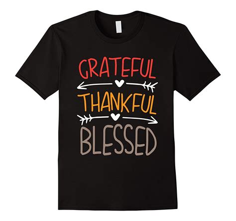 grateful thankful blessed thanksgiving t shirt short sleeve tops top