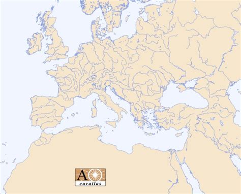 Blank Map Of Europe North Africa And Middle East