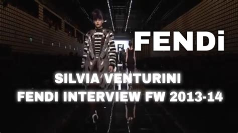 Fendi Silvia Venturini Fendi Interview F W 2013 14 Youtube