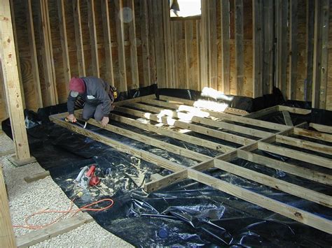 Wood Foundation Basement Construction Tile Basement Floor Basement