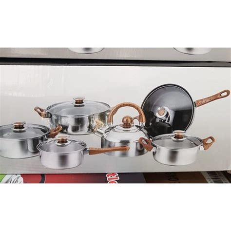 Generic Set Of 6 Cooking Pot Fry Pan And Kettle Jumia Nigeria