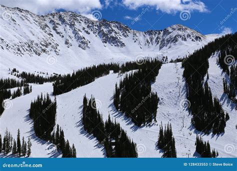 Arapahoe Basin Colorado Ski Resort In Winter With The Snow Covered