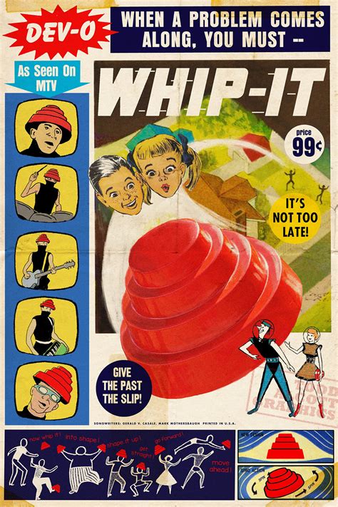 Devo Whip It 1950s Wham O Novelty Toy Ad Mashup Etsy