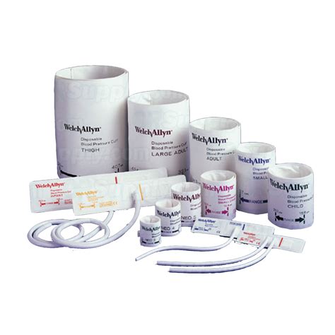 Welch Allyn One Tube Neonatal Soft Disposable One Piece Blood Pr