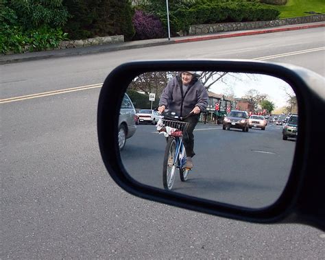Cyclist In Rear View Mirror Richard Drdul Flickr