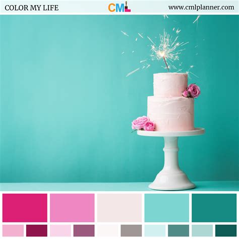 Color Palette 090518 White Desserts Colorful Birthday Party Cool